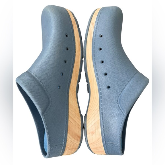 Dansko Clog Kane Mule Molded Lightweight Womens Blue Wood Grain EU 42 Shoe - Picture 7 of 16